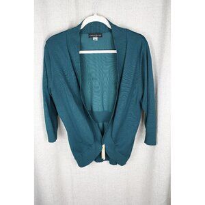 Simply Styled by Sears Women's Open Hunter Green Cardigan Size M